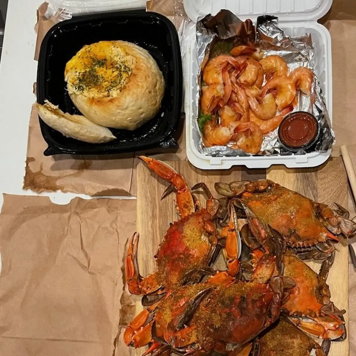 Steamed Crabs