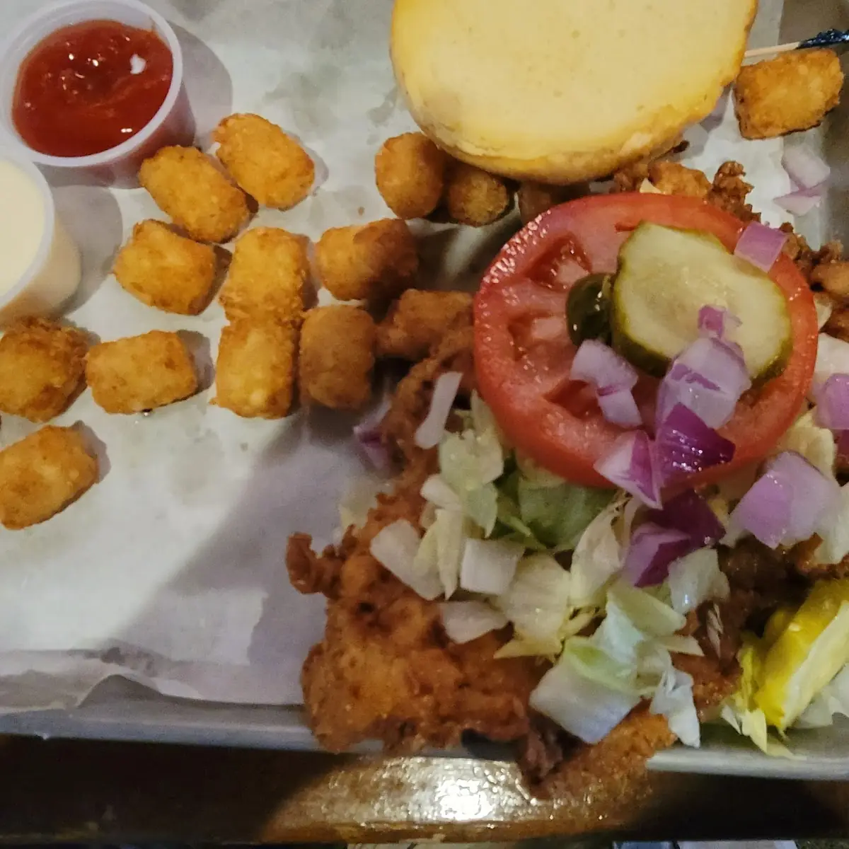 Hoosier Daddy Breaded Pork Tenderloin Sandwich