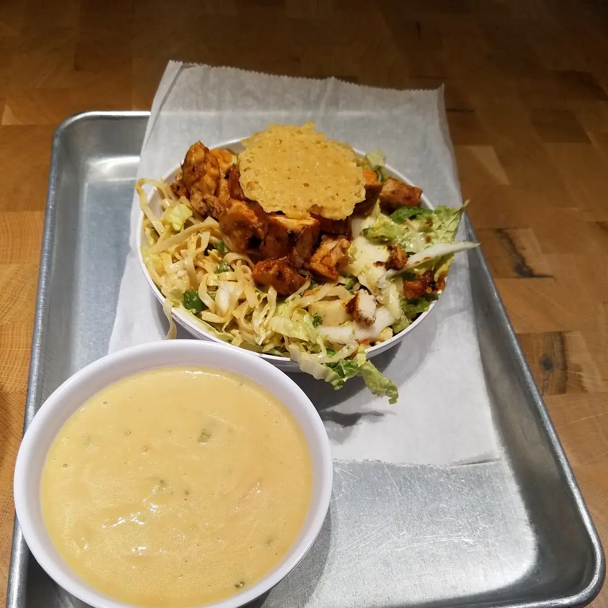 Spicy Chicken Bowl Broccoli Soup
