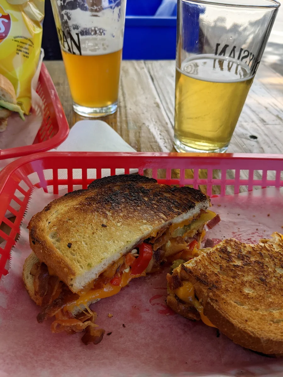 Spicy Bacon Cheese Sandwich