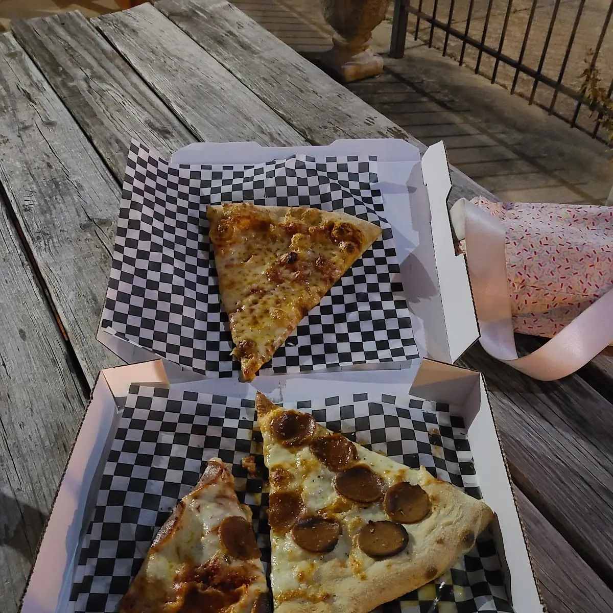 Cheese Pizza by the Slice Pepperoni Pizza Slice White Pepperoni Pizza Slice