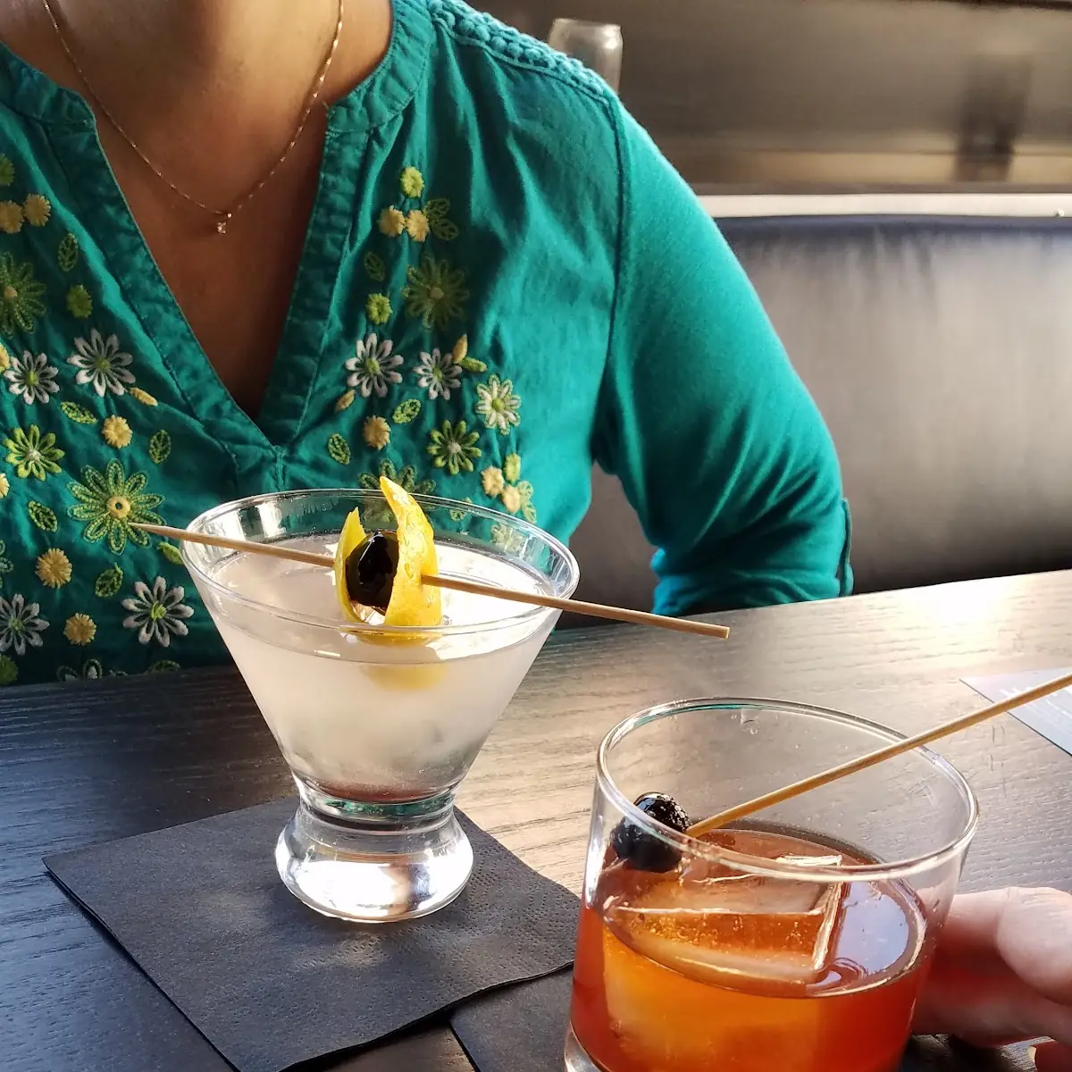Old Fashioned and Lemon Drop