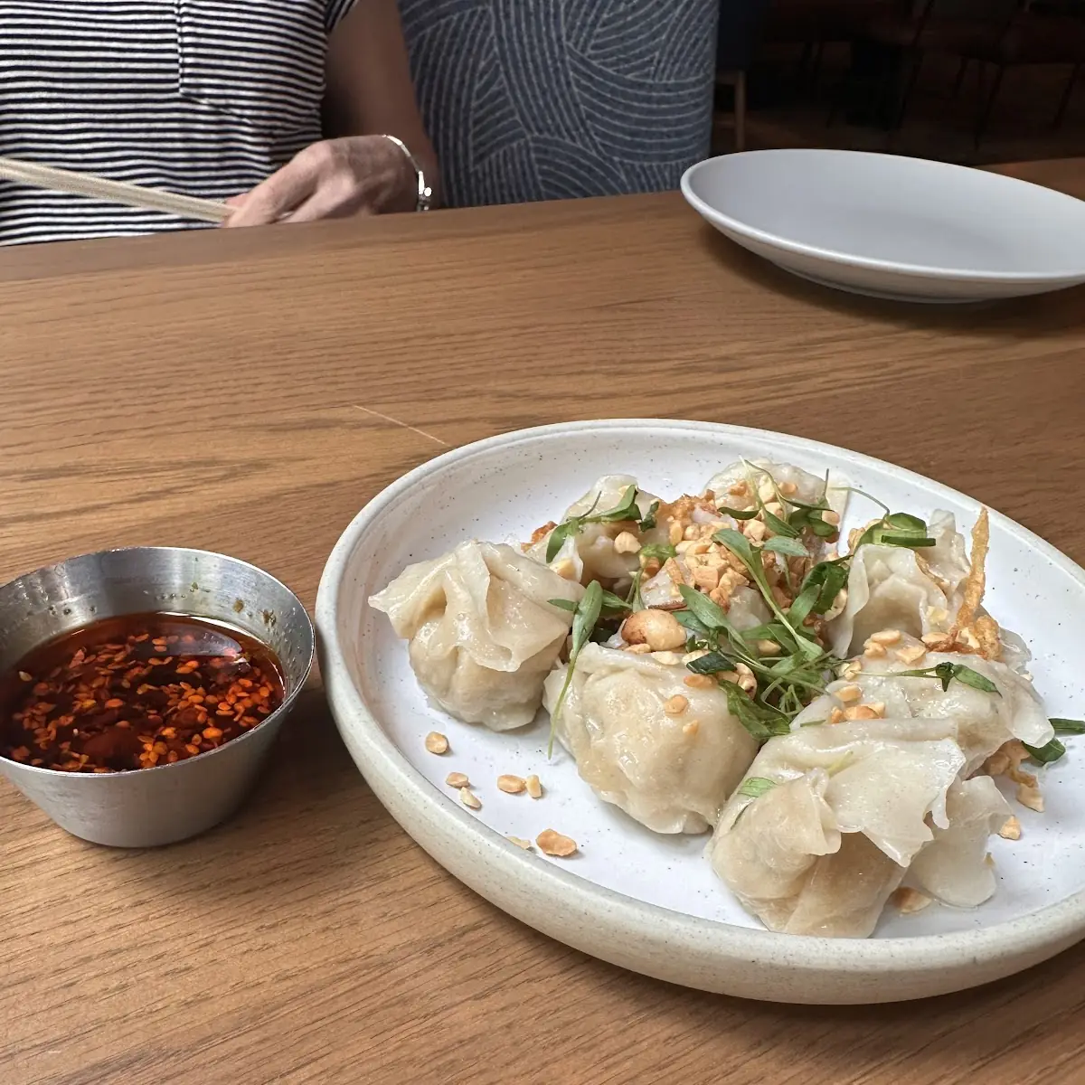 Szechuan Shrimp Pork Dumplings