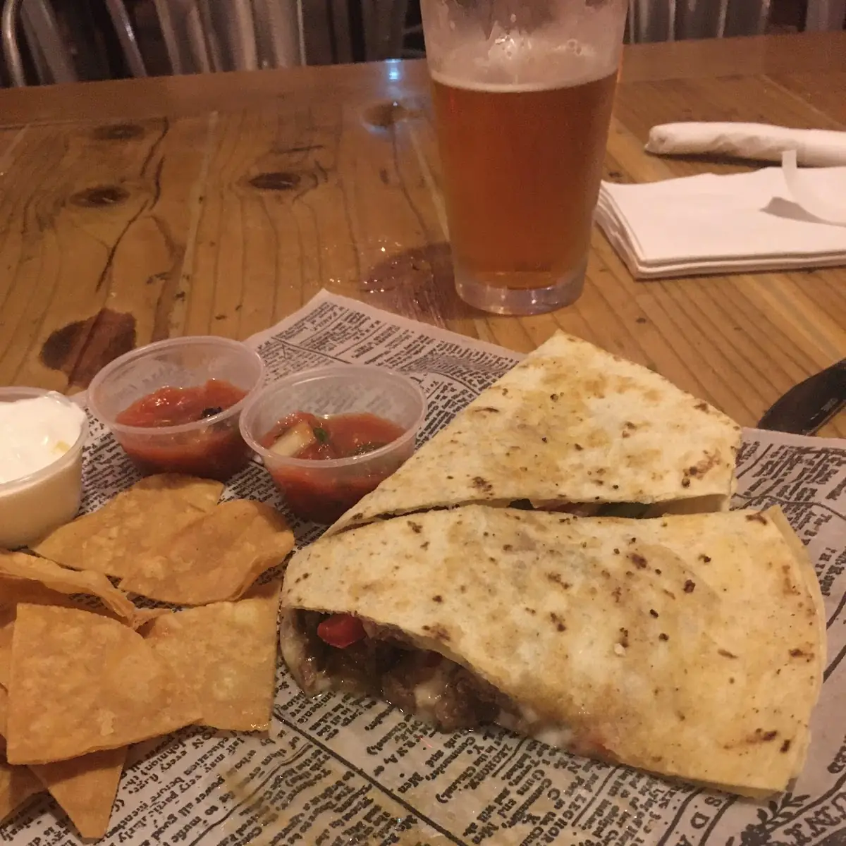 Philly Cheesesteak Quesadilla
