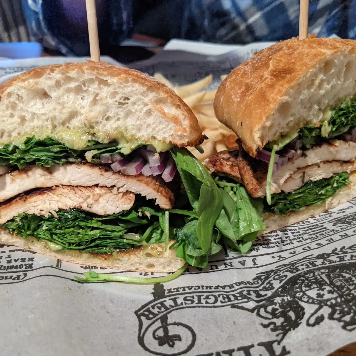 Smashed Chicken Sandwich