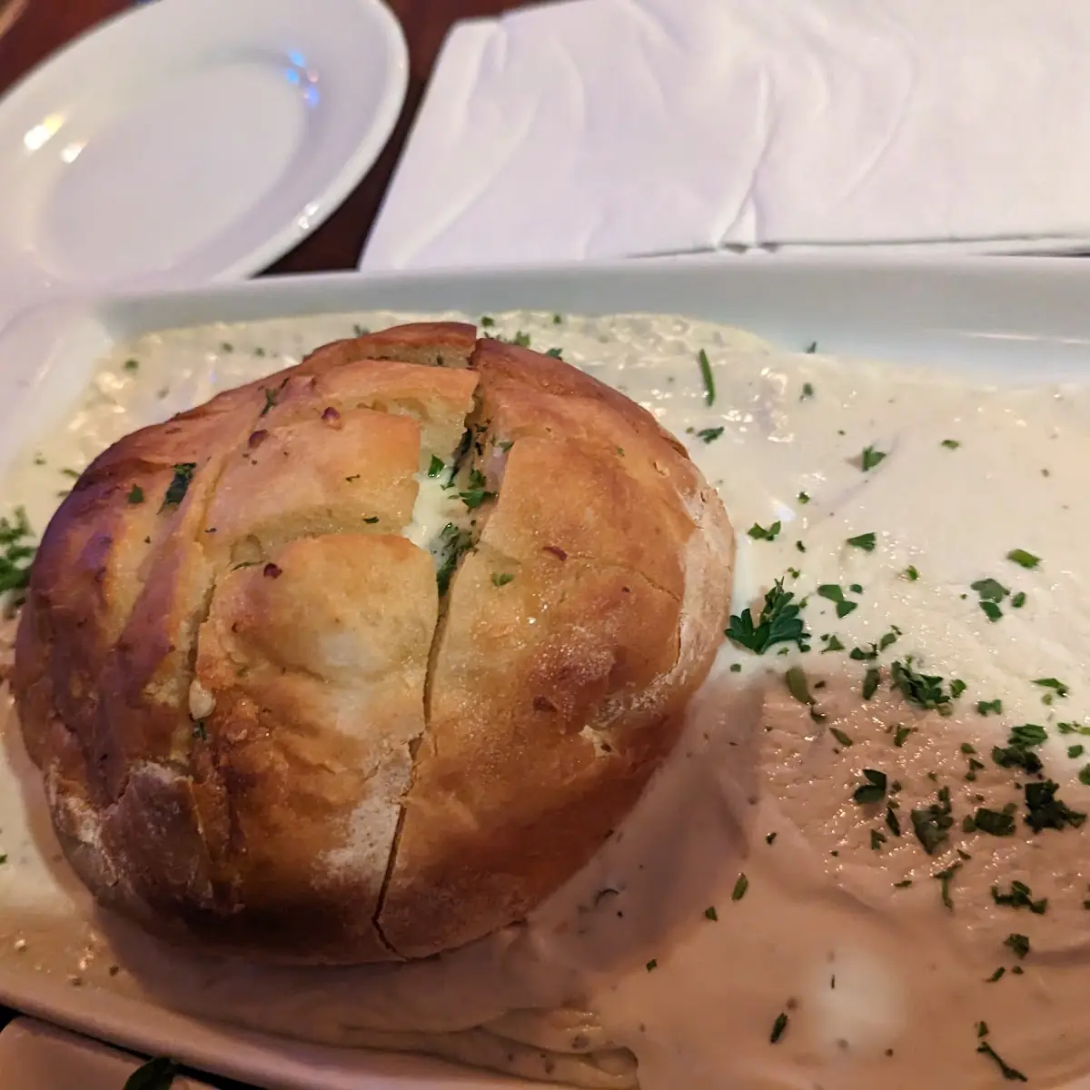 Gorgonzola & Garlic Bread