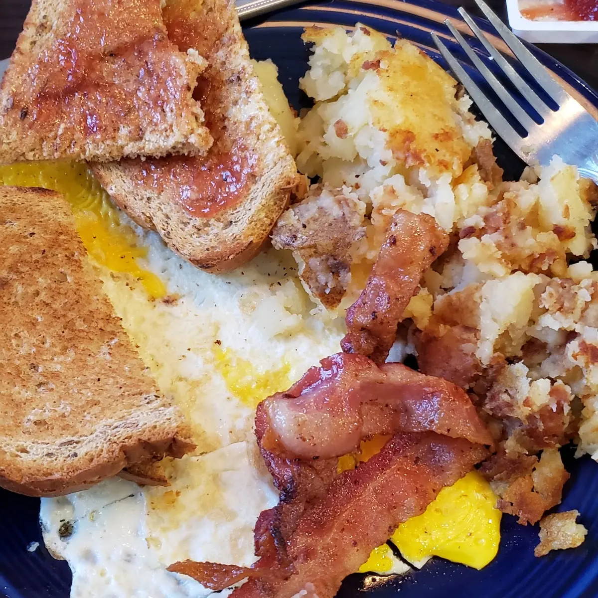 2 Eggs Bacon Home Fries