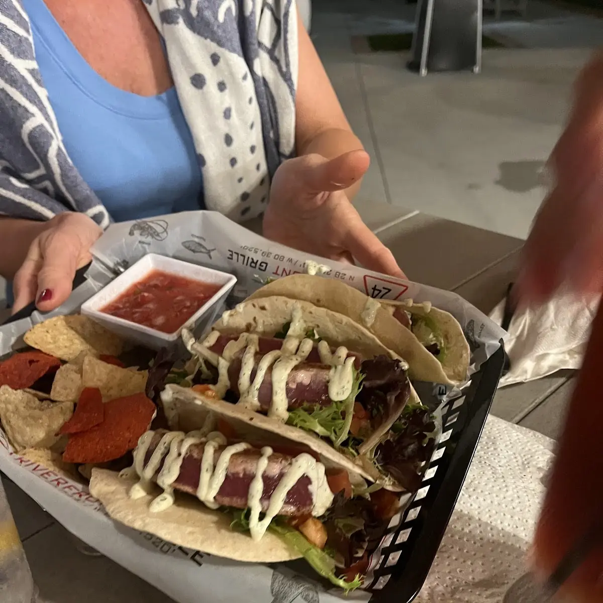 Seared Tuna Tacos