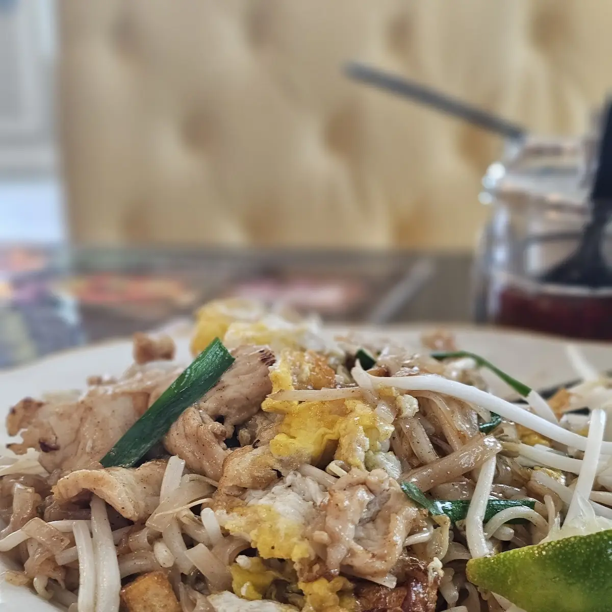 Chicken Pad Thai with Lime