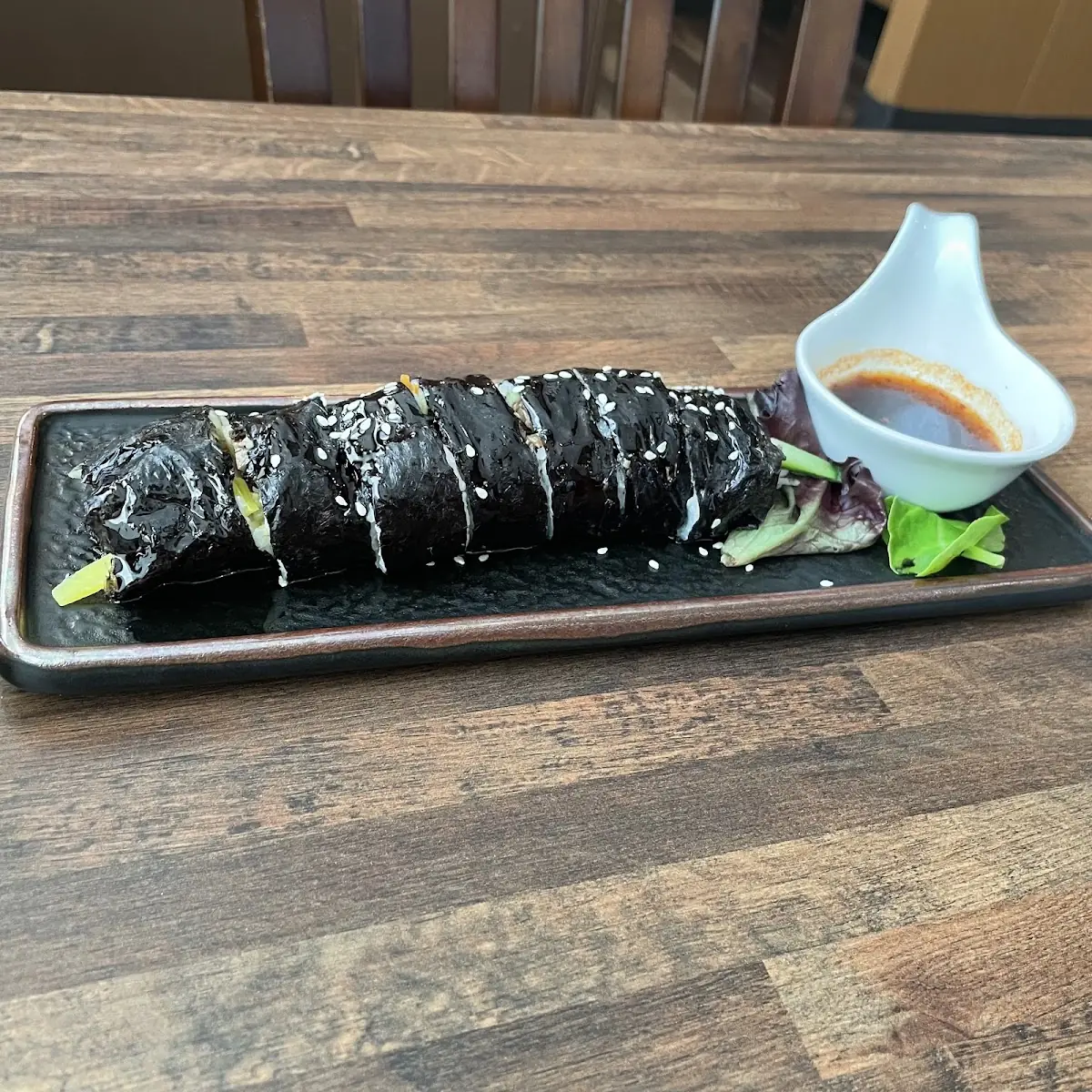 Seaweed Rolls with Dipping Sauce