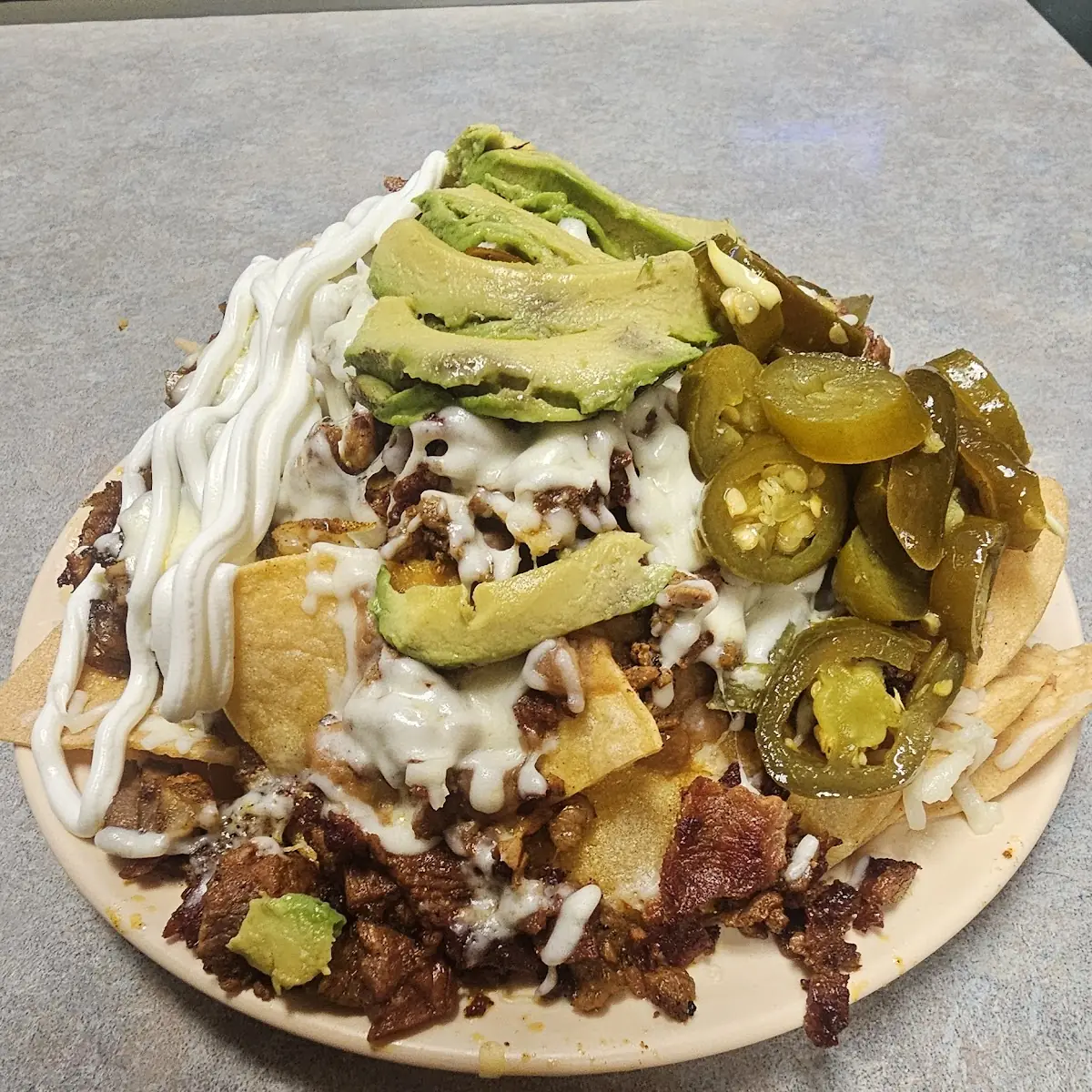 Nachos Dos Carnes