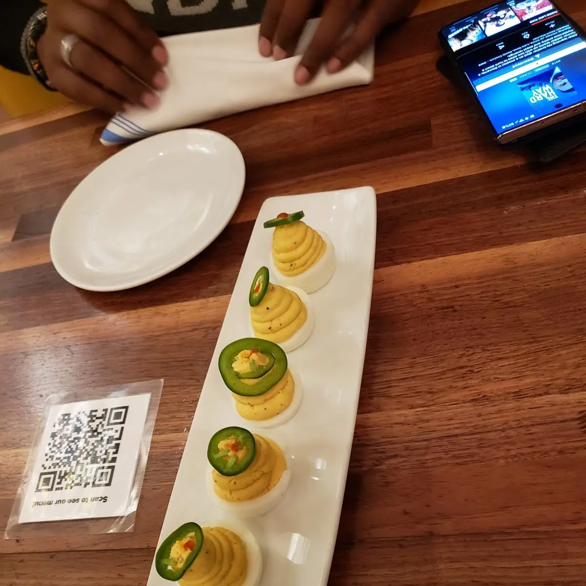 Deviled Eggs with Jalapenos