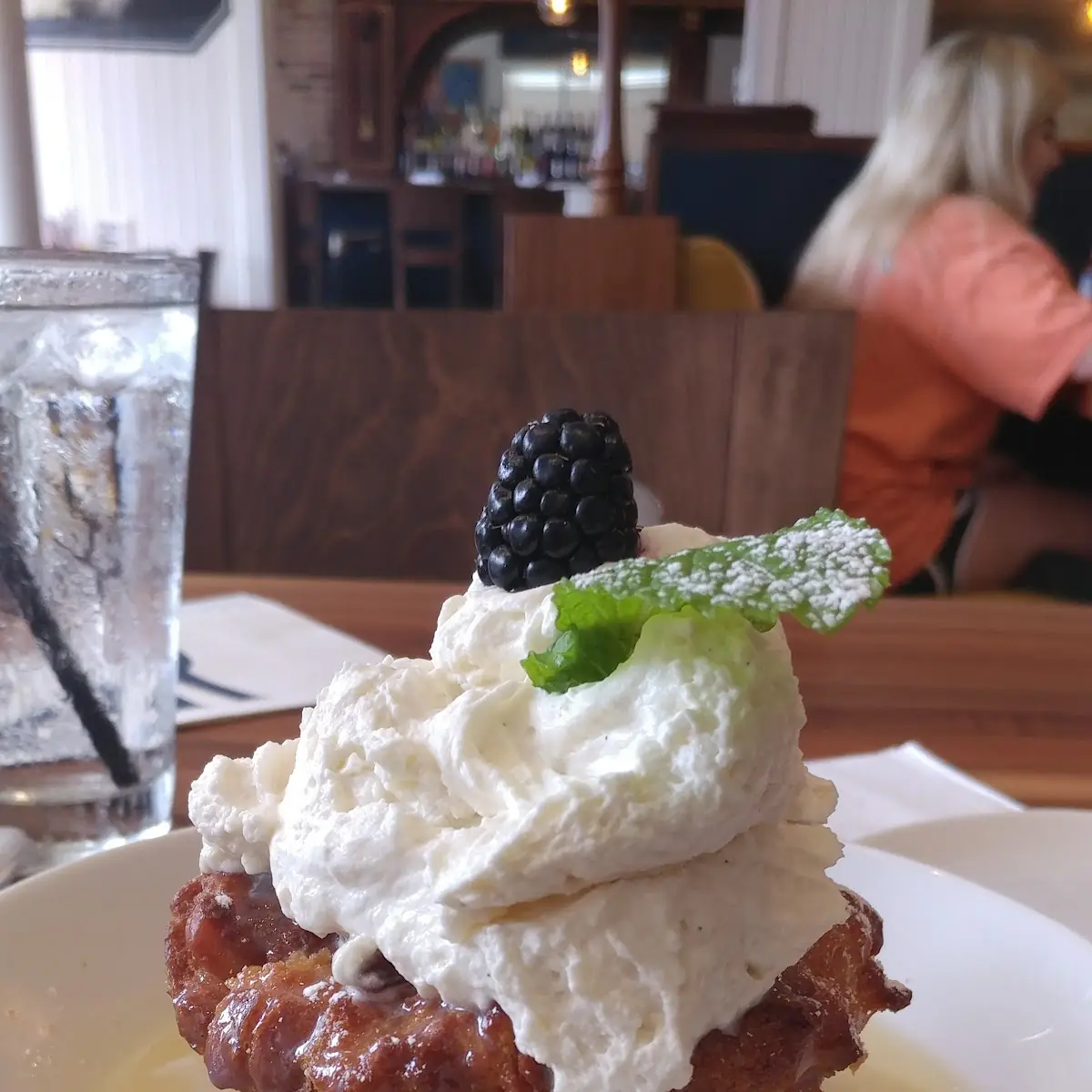 White Chocolate Bread Pudding