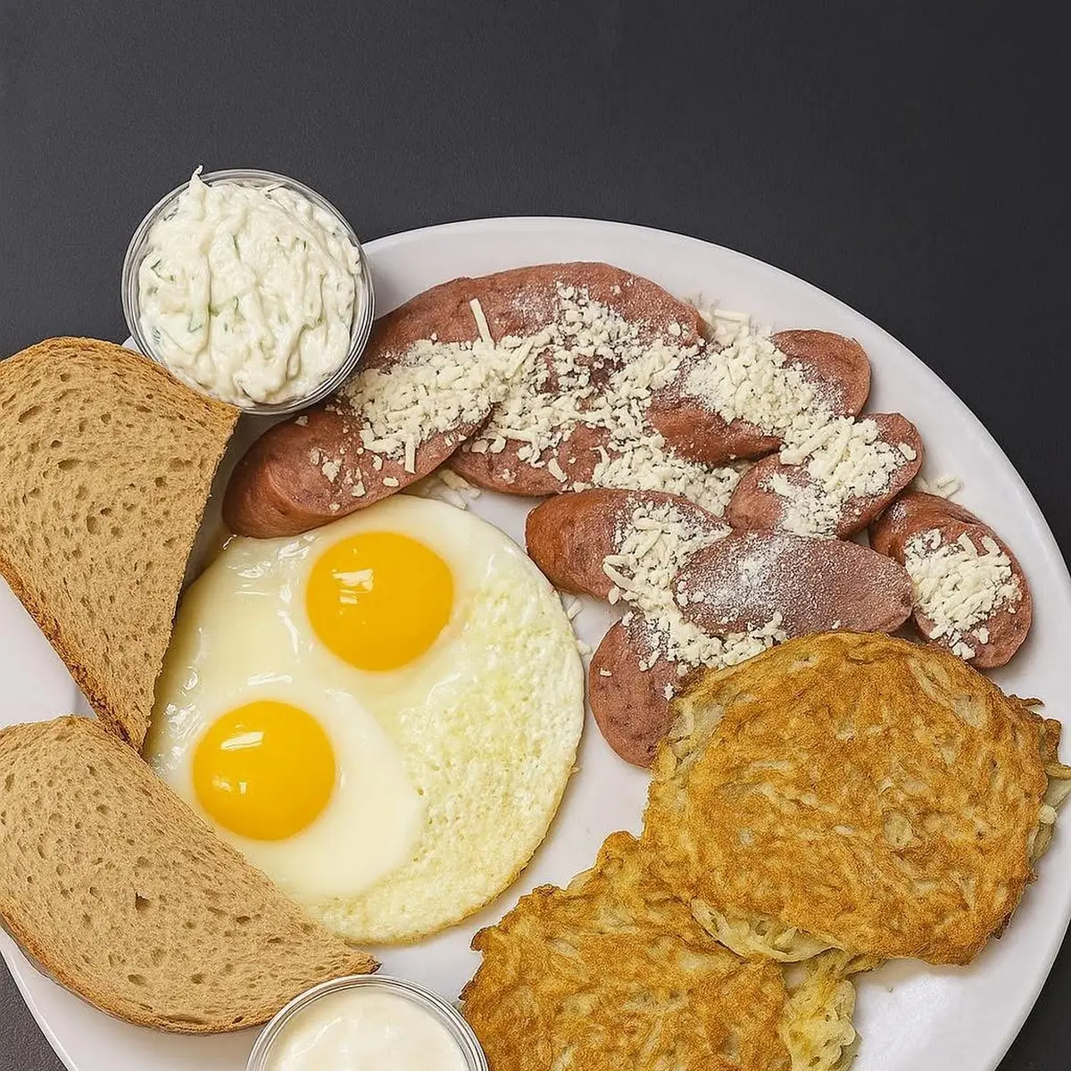 Pancakes 2 pcs with Eggs 2 pcs