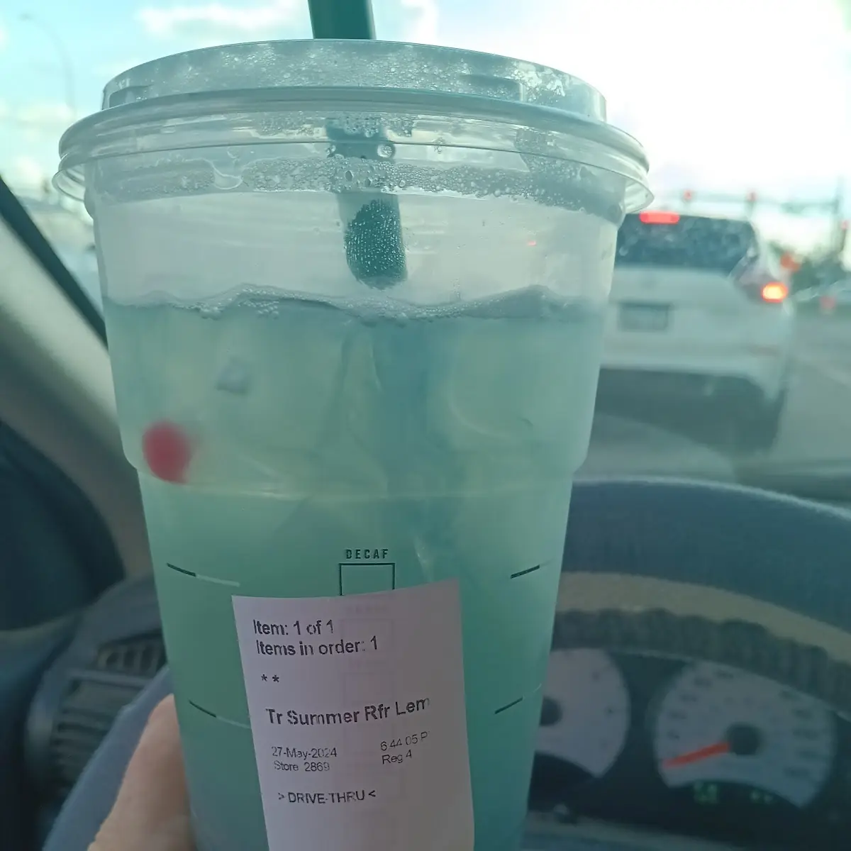 Starbucks Iced Energy Blueberry Lemonade
