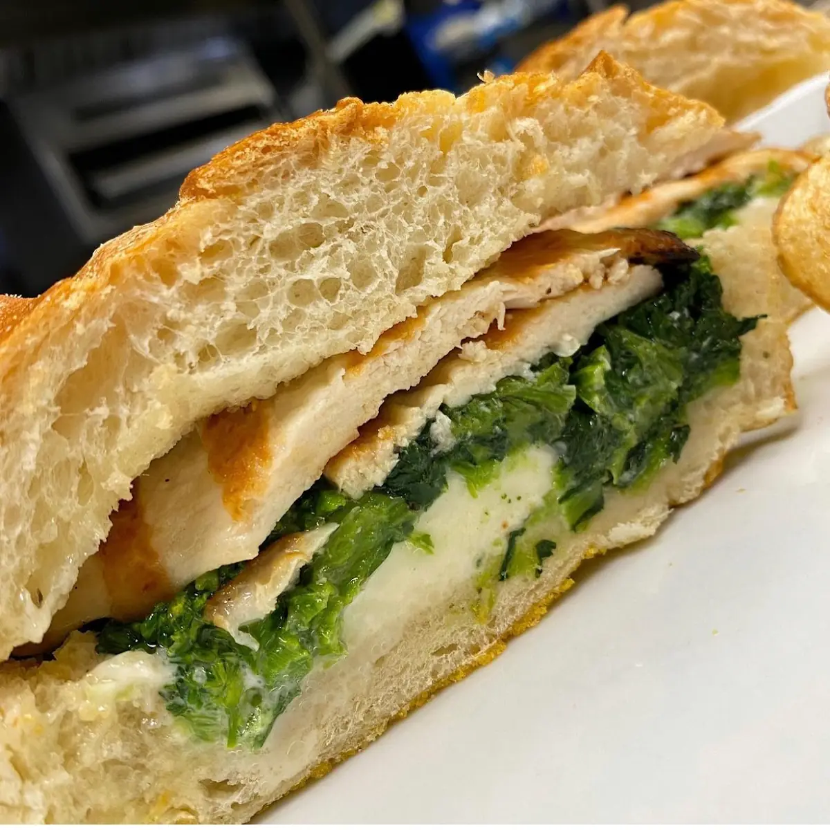 Chicken Broccoli Rabe Sandwich