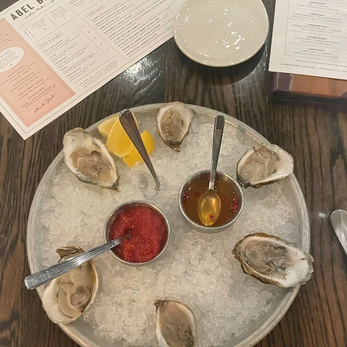 House Oysters on the Half Shell