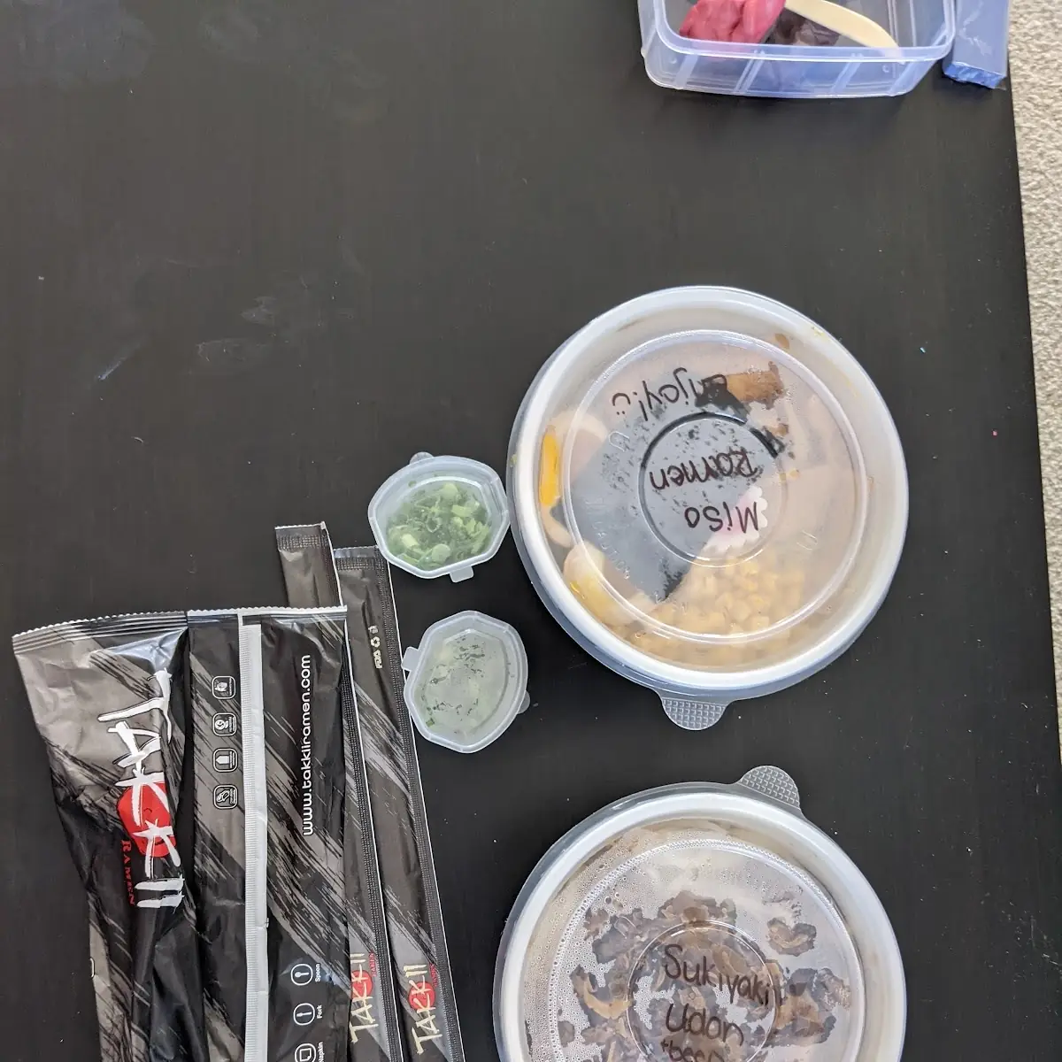 Sukiyaki Beef Udon and Spicy Miso Ramen