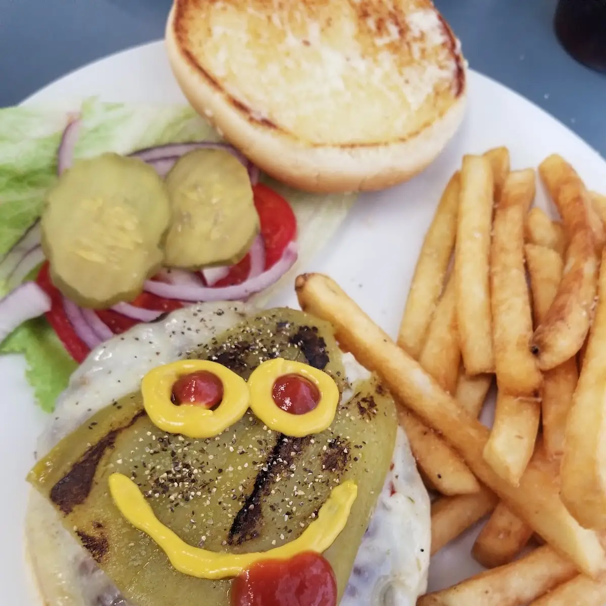 Green Chile Cheeseburger