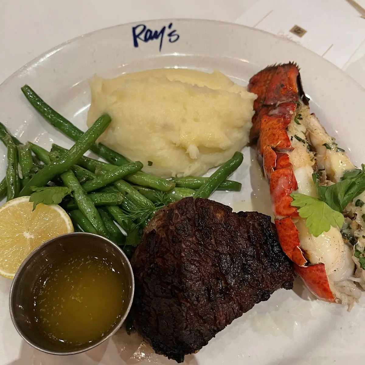 Filet Mignon & Broiled Lobster Tail