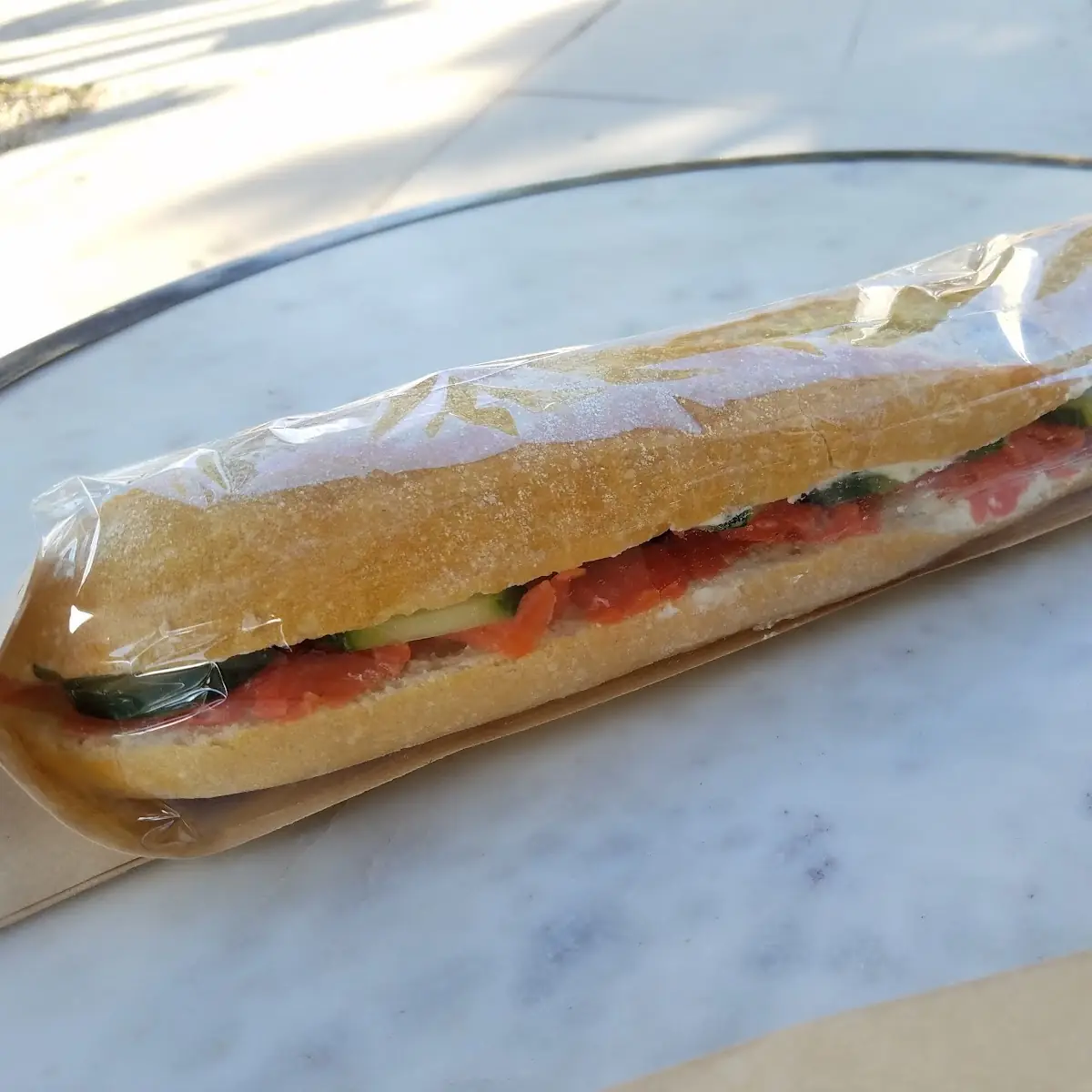 Poulet Crudites Sandwich