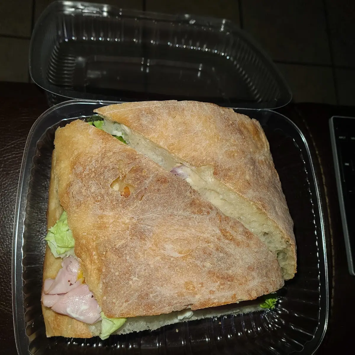 Ham and Cheese Sandwich Ciabatta