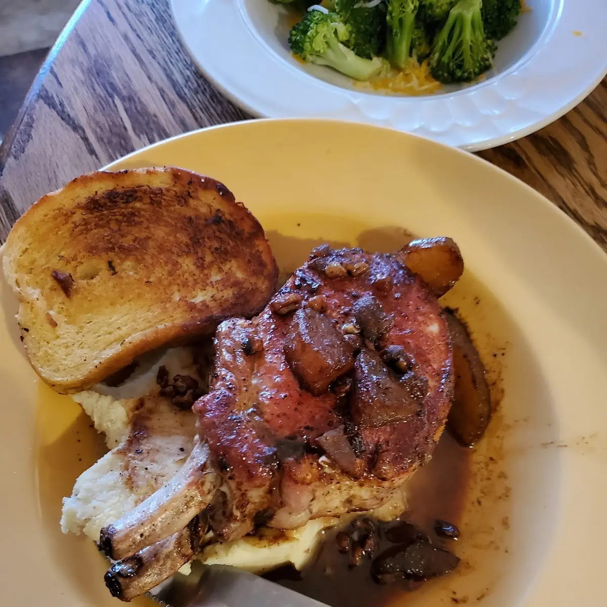 Bourbon Glazed Chop