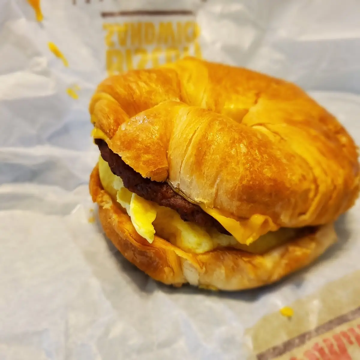Sausage Egg & Cheese Croissan'Wich