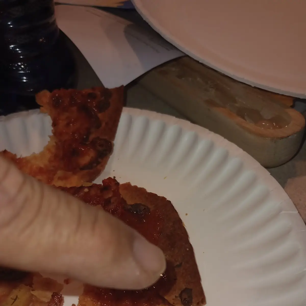 Burnt Ham Pineapple Thin Crust