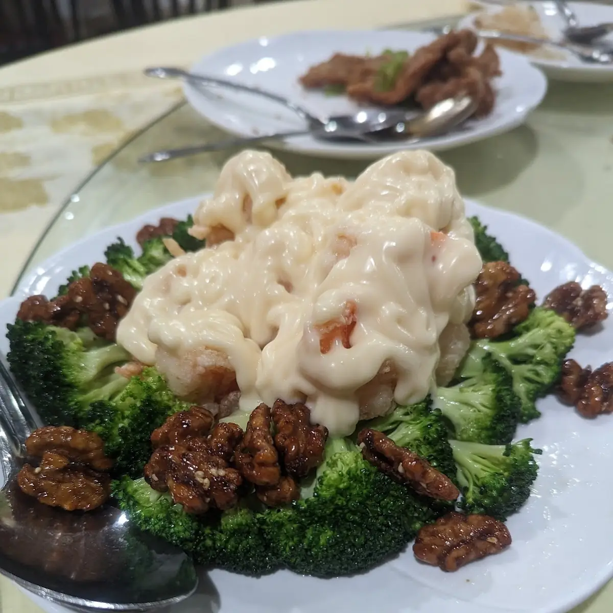 Honey Walnut Shrimp with Broccoli