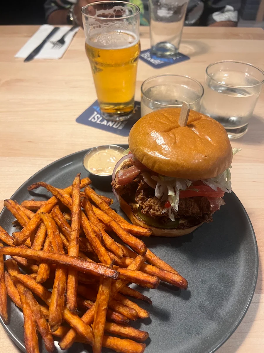 Burger and Fries