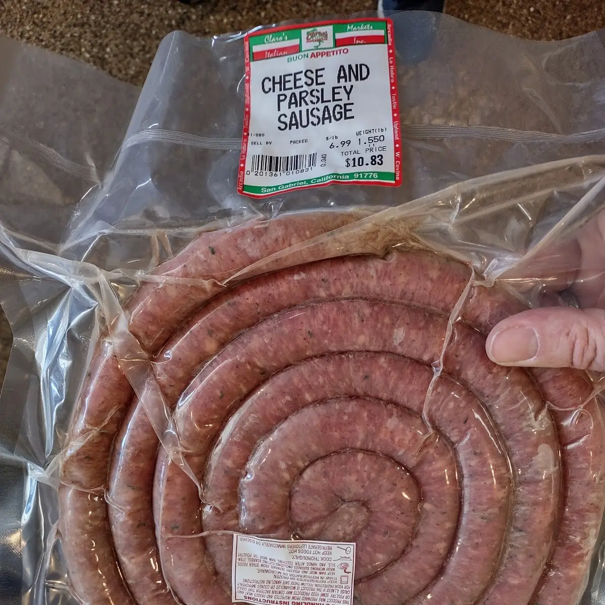 Salsiccia They Have Regular Also