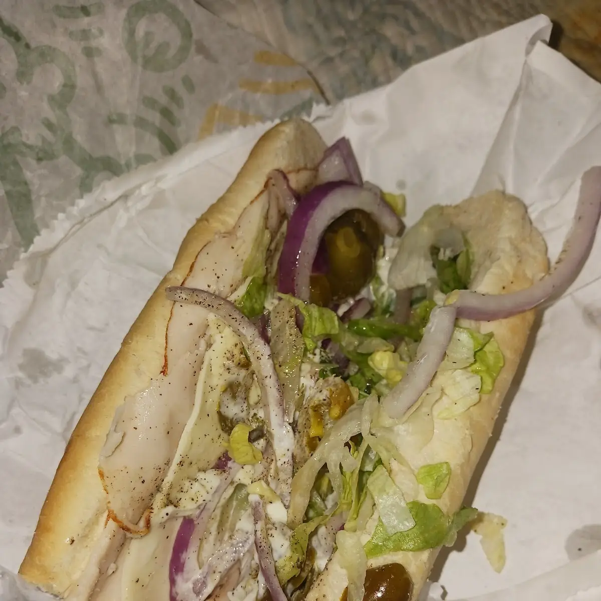 Turkey Sandwich with American Cheese