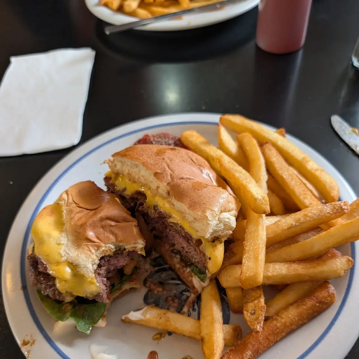 Bacon Cheeseburger with Fries