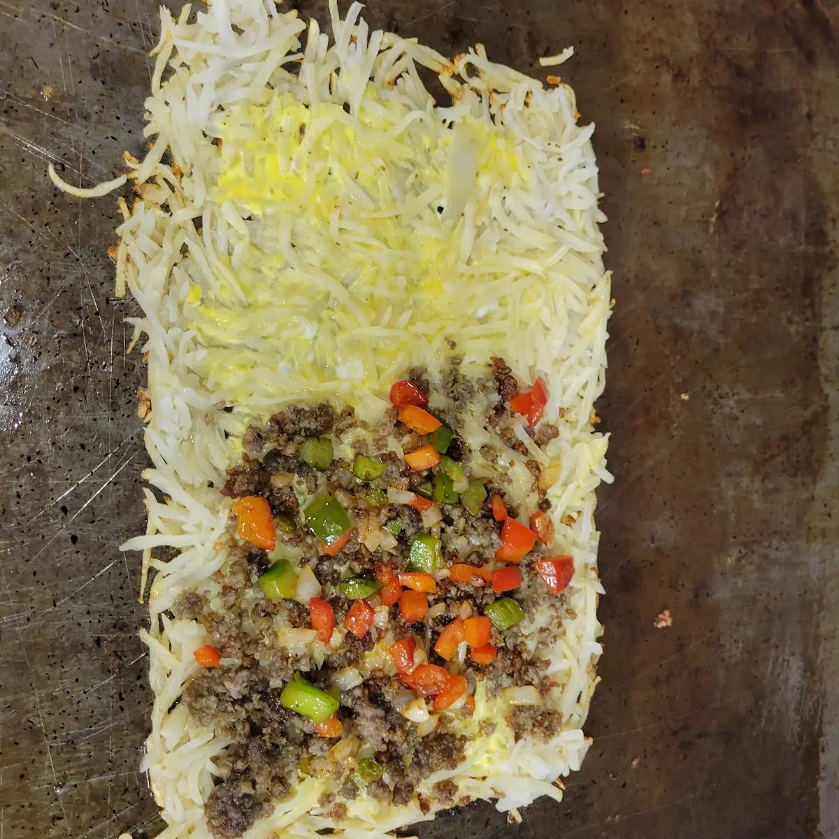 Daves Hash Brown Omlet