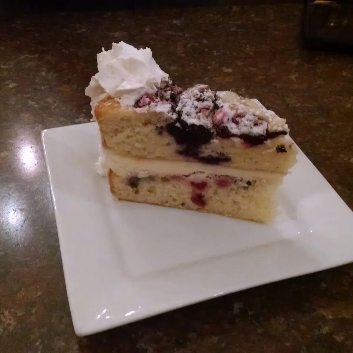 Lemon Blueberry Marscapone Cake