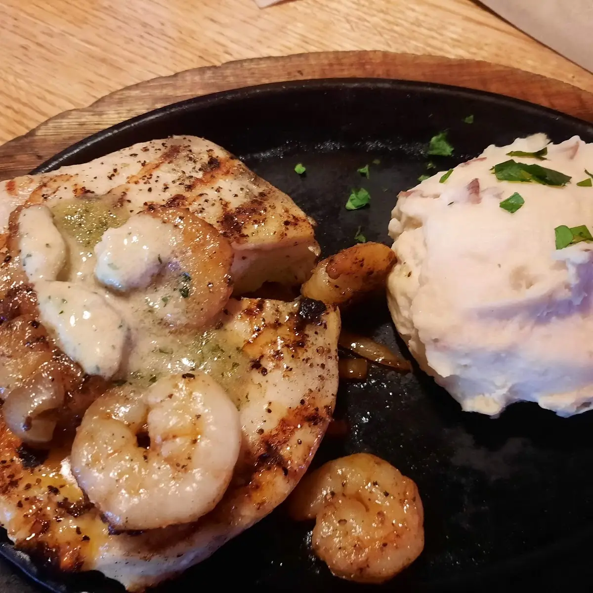 Shrimp 'N Parmesan Sirloin
