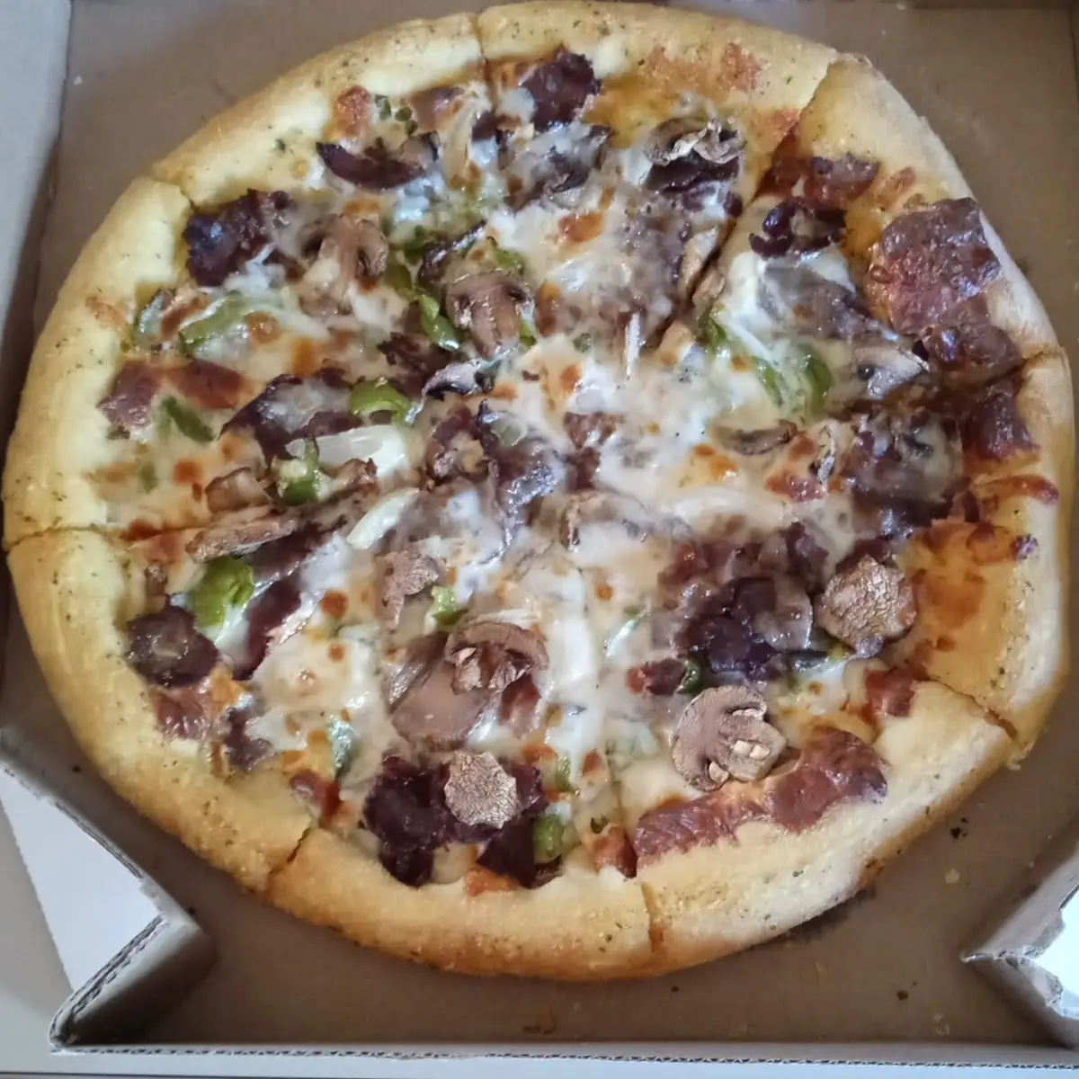 Philly Cheesesteak Pizza