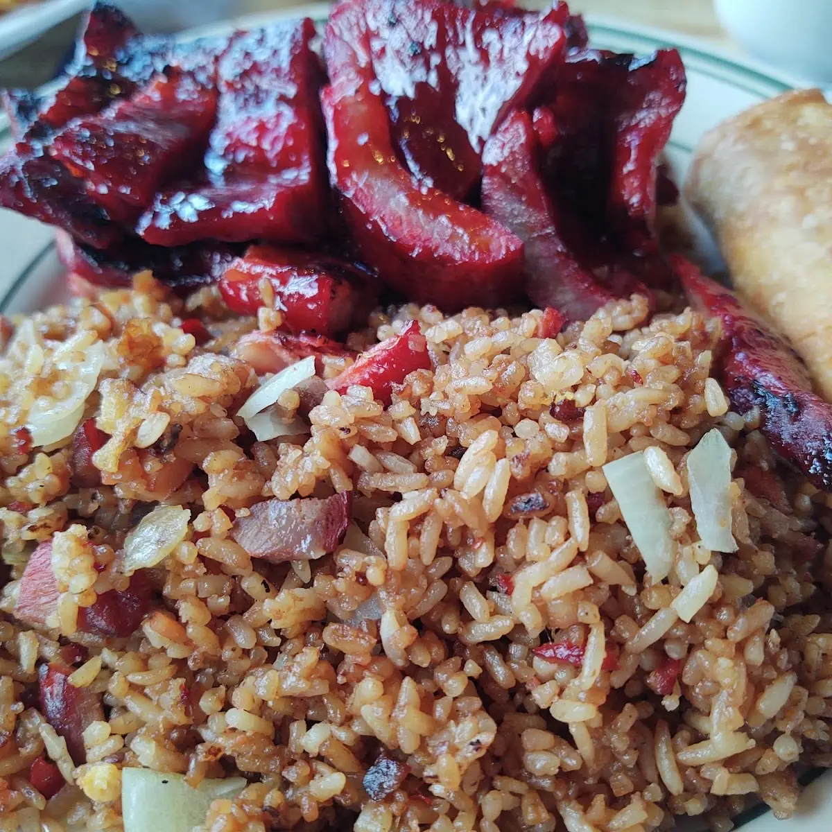 Boneless Ribs Fried Rice Egg Roll