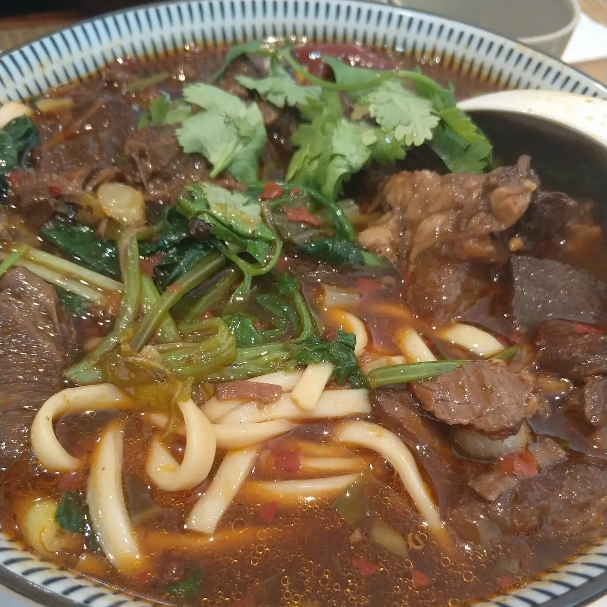 Szechuan Beef Noodle Soup Spicy