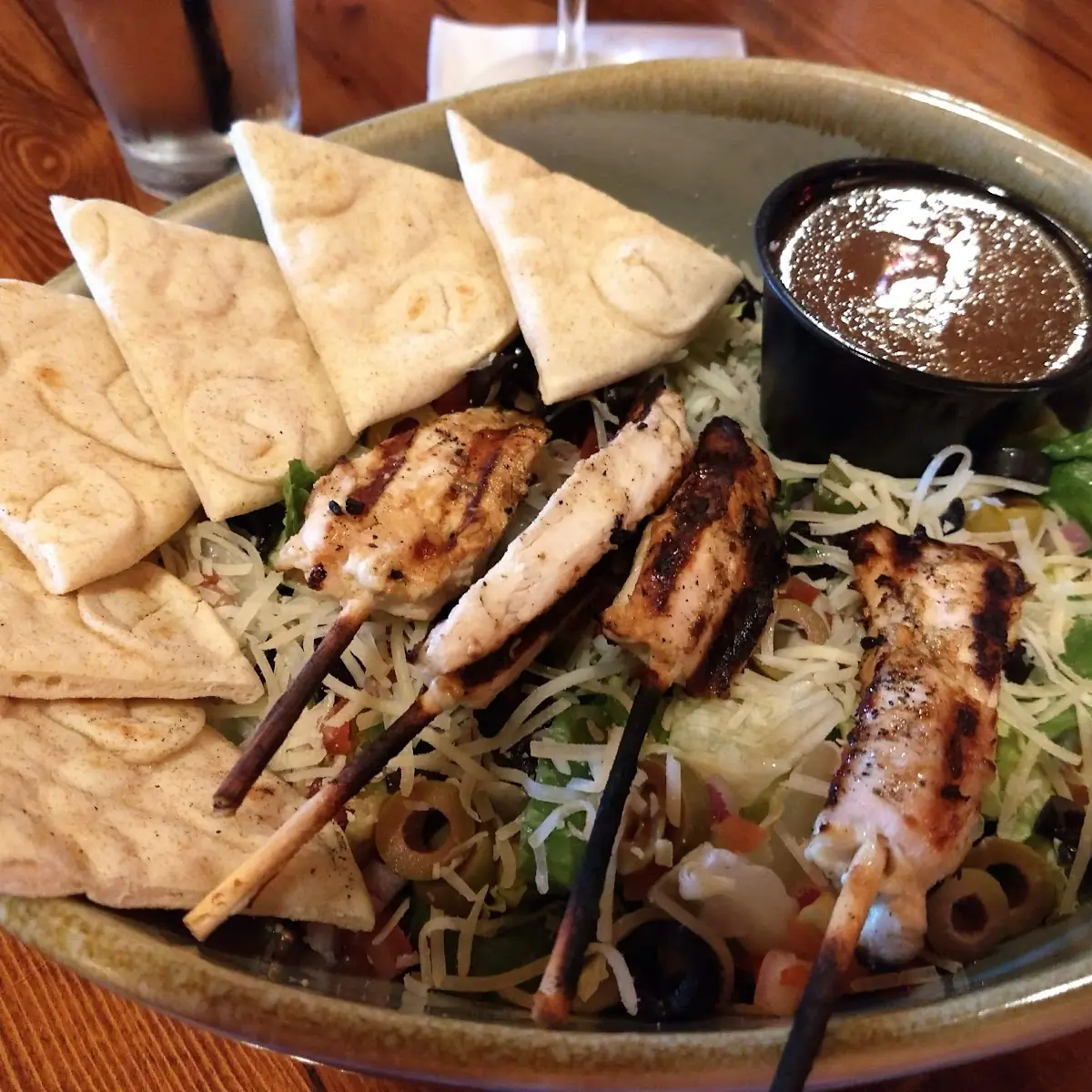 Mediterranean Salad with Grilled Chicken