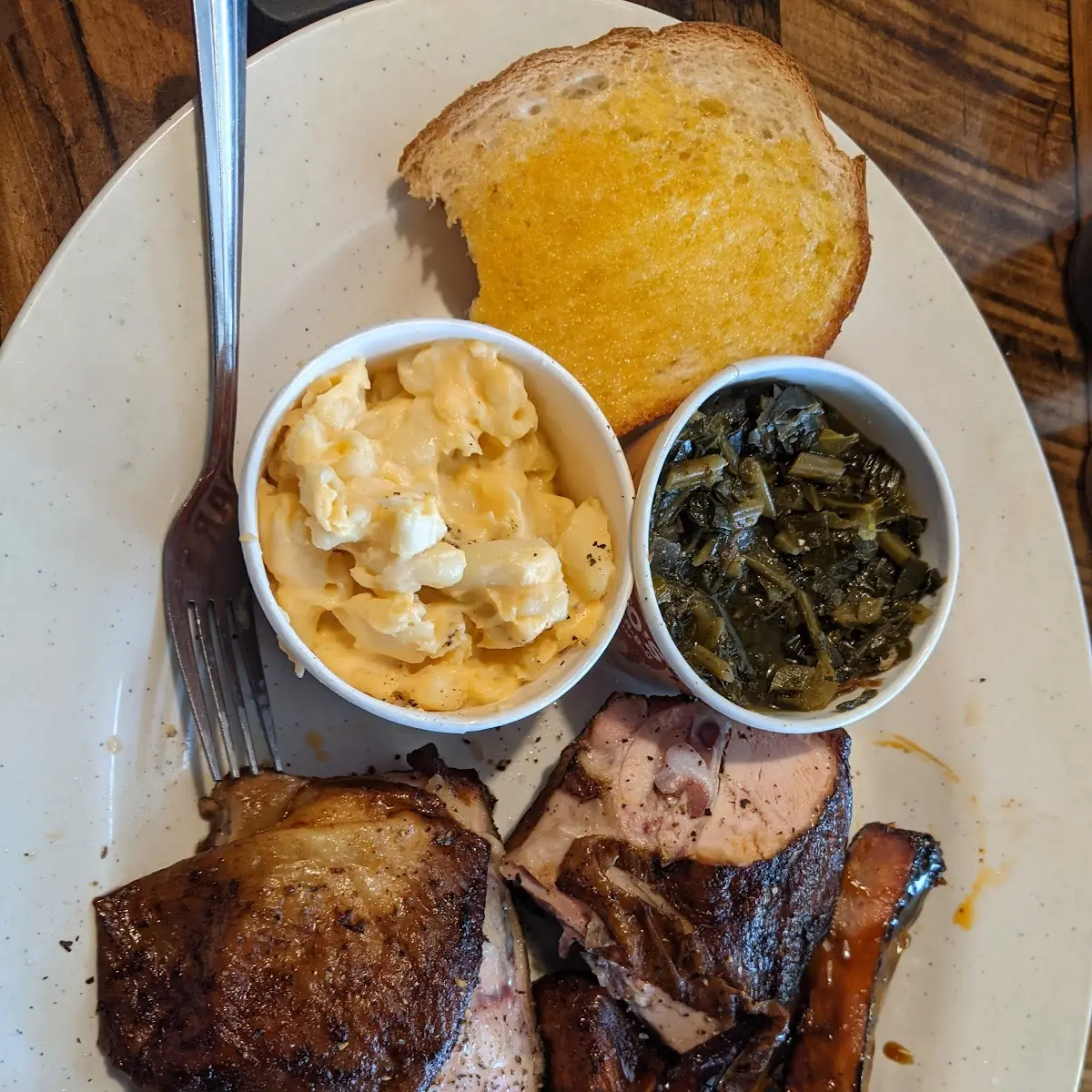 BBQ Chicken and Link Dinner