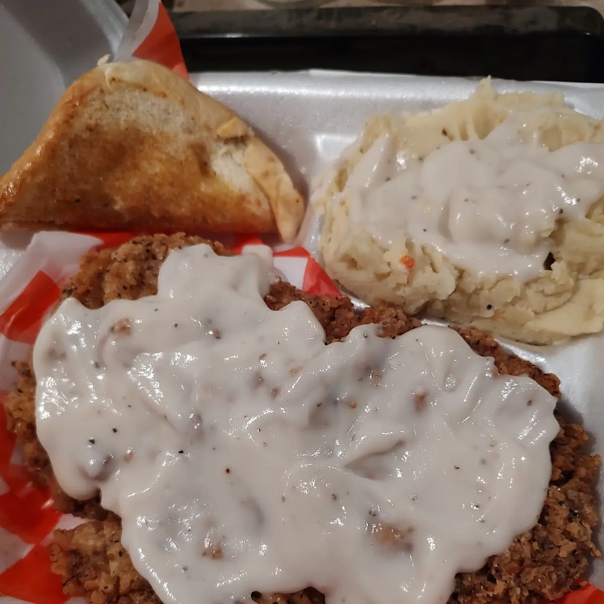 Chicken Fried Steak Dinner & Salad