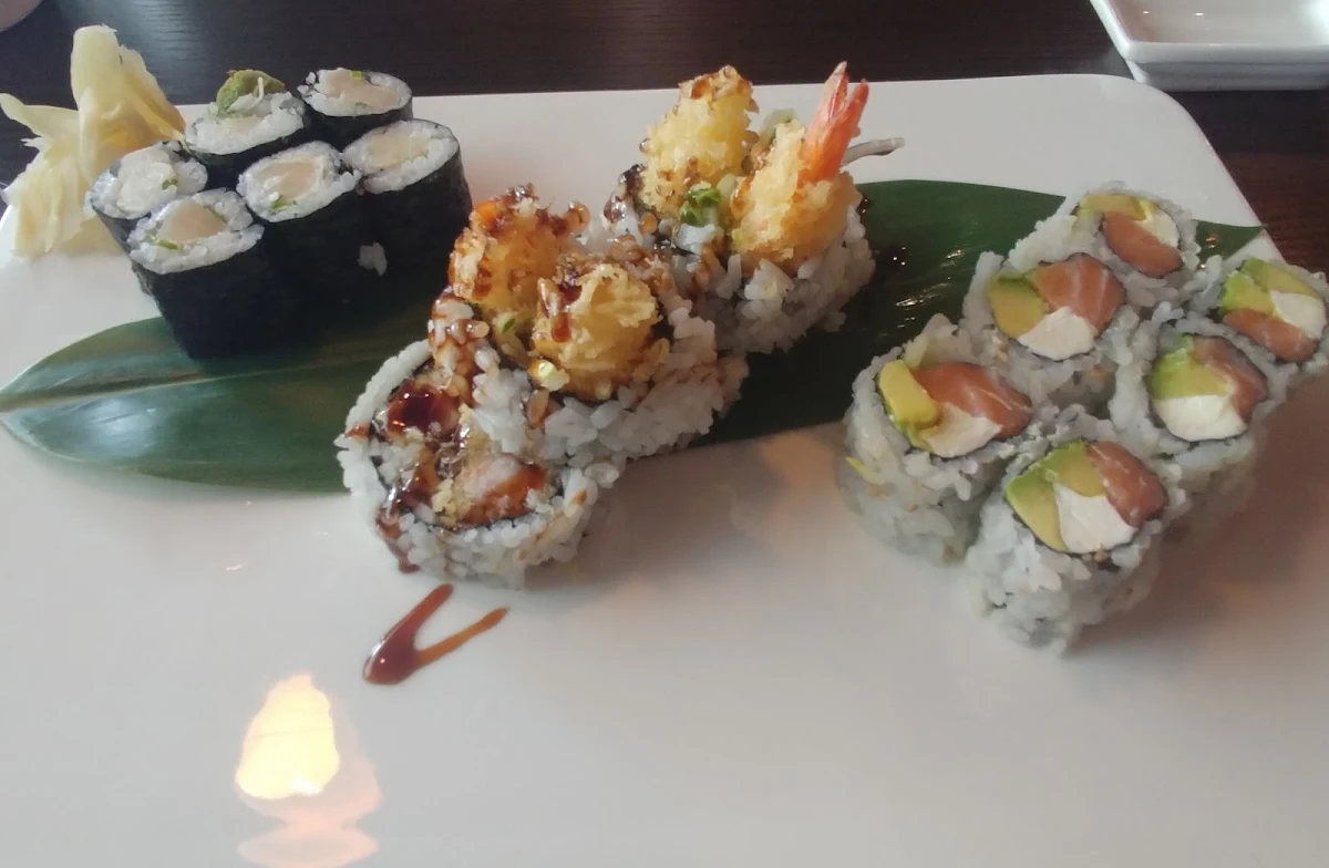 Middle One Is Shrimp Tempura Roll