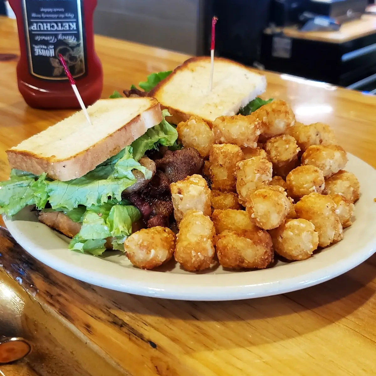 blt with Tater Tots