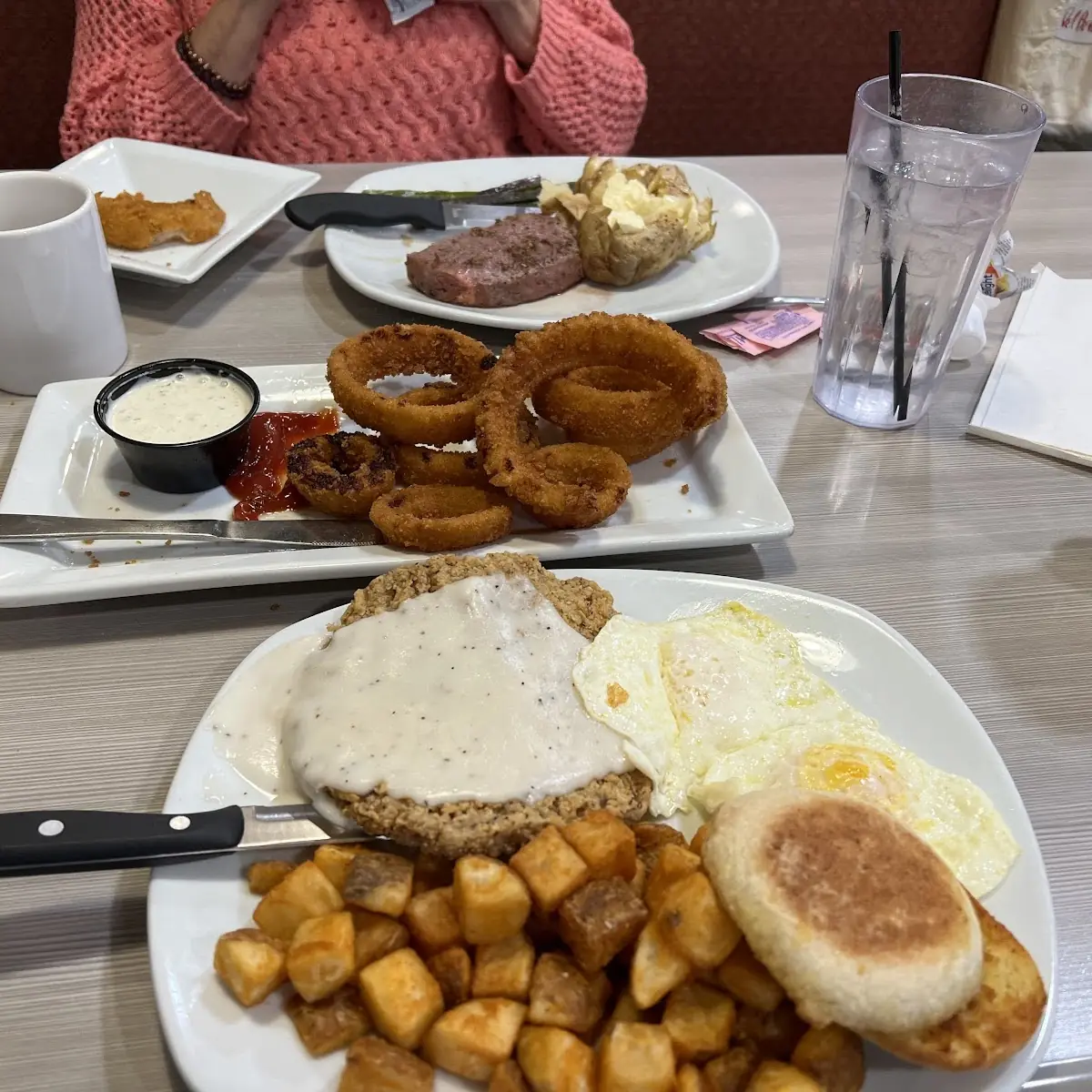 Chicken Fried Steak an Eggs
