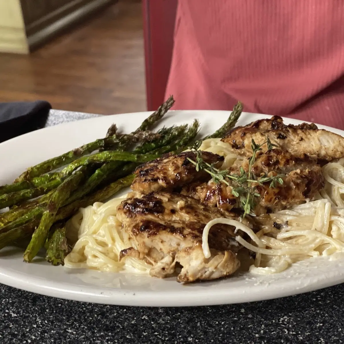Chicken Pasta with Asparagus