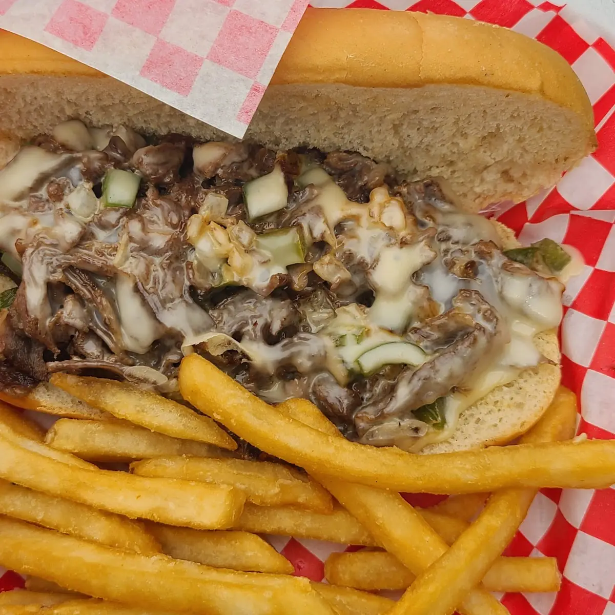 Philly Cheese Steak Sandwich