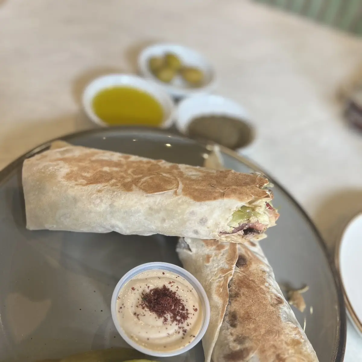 Beef Shawarma with Tahini Dip