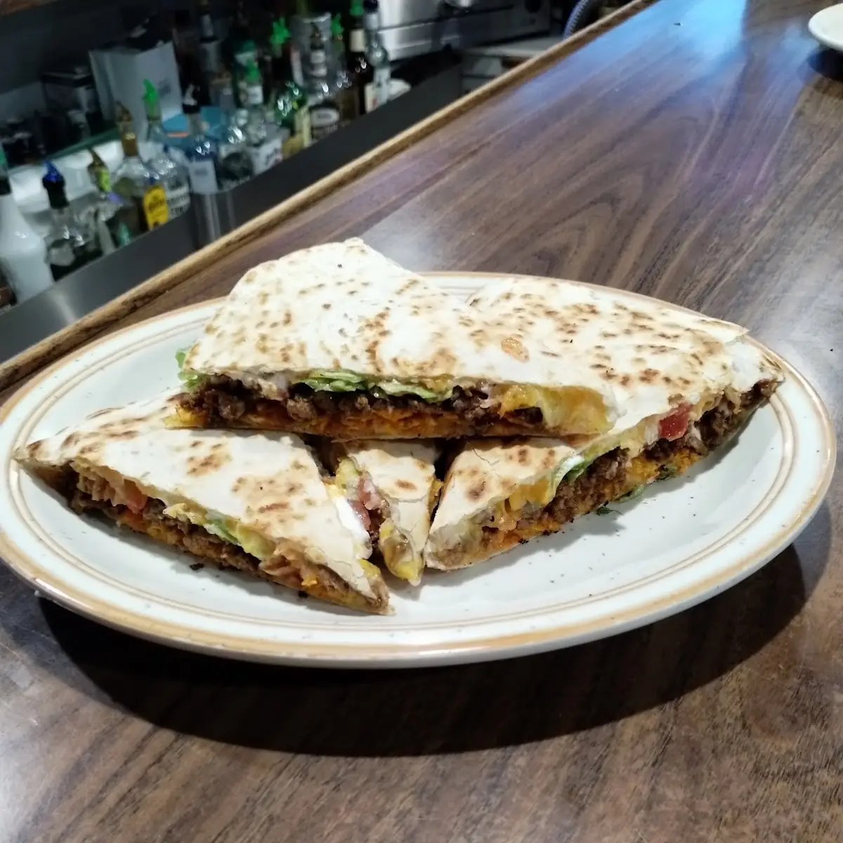 Crunchy Taco Quesadilla